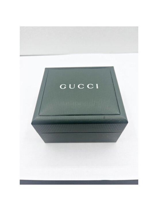 Gucci Watch Quartz Stainless Steel Diamond Shell SS Silver Polished